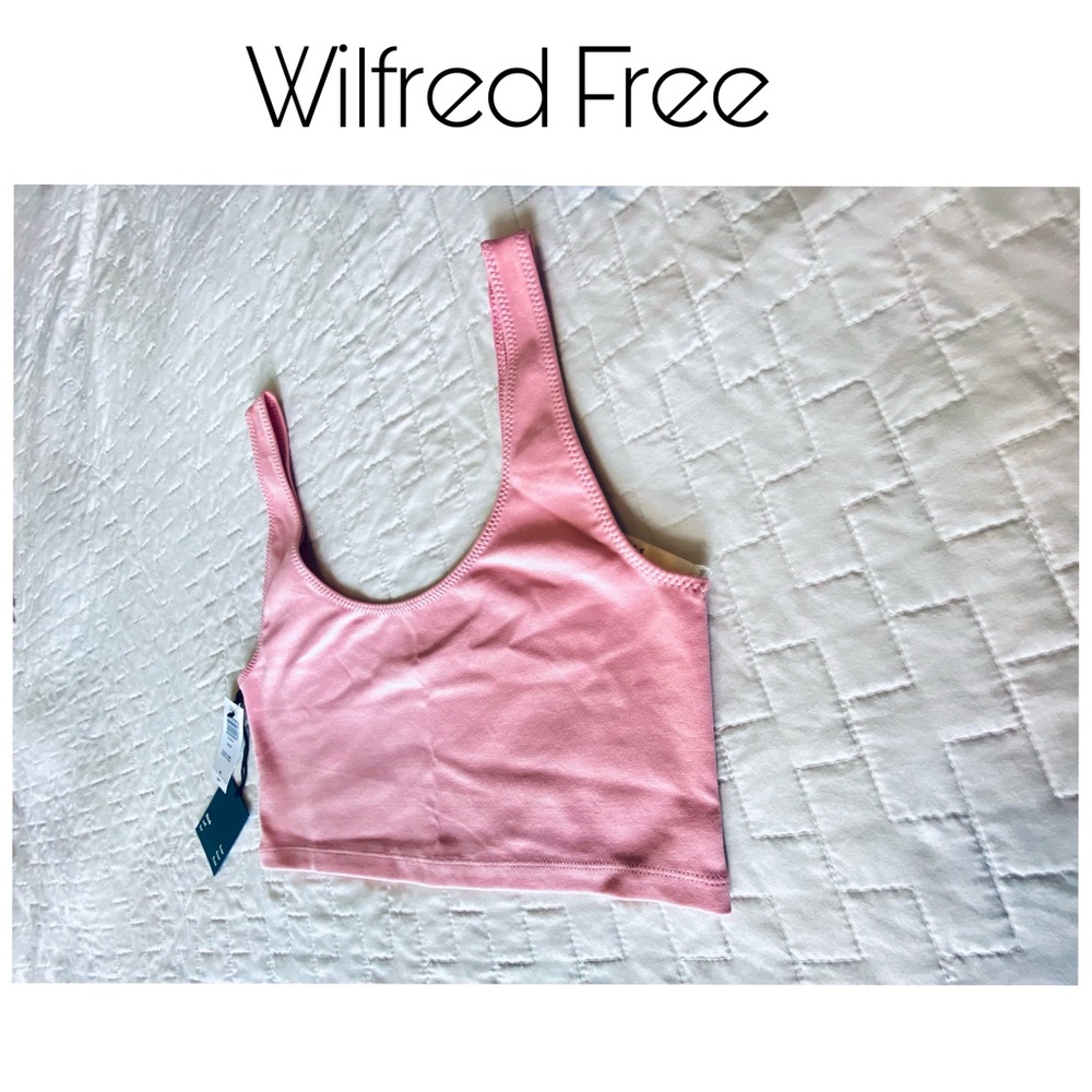ARITZIA WILFRED FREE KOS Tank In Polka Pink M NWT - Picture 10 of 12